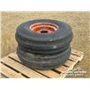 Image 3 : (2) FIRESTONE 10-16 FRONT TRACTOR TIRES W/RIMS