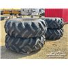 Image 1 : (4) GOODYEAR 23.1-30 TRACTOR TIRES & RIMS