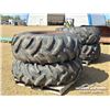 Image 3 : (4) GOODYEAR 23.1-30 TRACTOR TIRES & RIMS