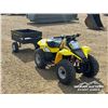 Image 2 : SUZUKI LT80 2 STROKE ATV W/ TRAILER