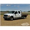 Image 1 : 2001 FORD F250 CREW CAB FLATBED PICKUP