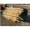 Image 1 : BUNDLE OF 6 FT. TREATED FENCE POSTS