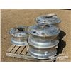 Image 1 : (5) 24.5 ALUMINUM TRUCK WHEELS