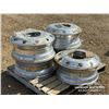 Image 3 : (5) 24.5 ALUMINUM TRUCK WHEELS