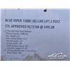 Image 6 : BLUE VIPER 1500 LB TWO POST AUTO LIFT