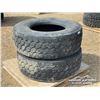 Image 4 : (2) BRIDGESTONE 385/65R22.5 TIRES