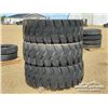 Image 1 : (3) EVENKING 23.5-25 LOADER TIRES