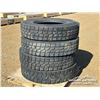 Image 1 : (4) 11R24.5 TRUCK TIRES