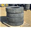 Image 2 : (4) 11R24.5 TRUCK TIRES