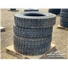 Image 3 : (4) 11R24.5 TRUCK TIRES