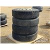 Image 2 : (4) 11R22.5 TRUCK TIRES