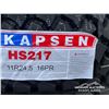 Image 5 : (8) KAPSEN 11R24.5 TRUCK TIRES