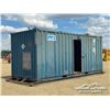 Image 3 : 1985 8 X 20 FT. SHIPPING CONTAINER ON SKIDS