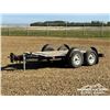 Image 1 : T/A 10 FT FLAT DECK TRAILER