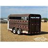 Image 4 : 1997 GOERTZEN 16 FT. T/A LIVESTOCK TRAILER