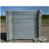 Image 2 : (57) 9 FT. 6 IN. GALVANIZED LIVESTOCK PANELS
