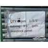 Image 9 : (57) 9 FT. 6 IN. GALVANIZED LIVESTOCK PANELS