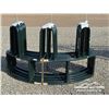 Image 2 : (3) TOMBSTONE ROUND BALE FEEDERS