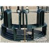 Image 2 : (3) TOMBSTONE ROUND BALE FEEDERS