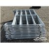 Image 4 : (14) 9 FT. 6 IN. GALVANIZED LIVESTOCK PANELS