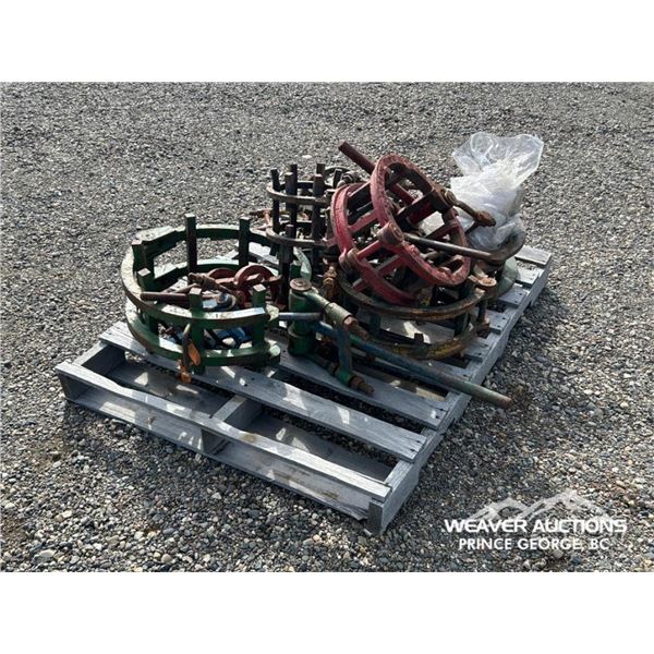 PALLET OF PIPE CLAMPS