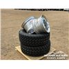 Image 4 : (2) BOTO 385/65R22.5 STEER TIRES W/RIMS