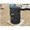 Image 1 : (4) WRANGLER 12-16.5 SKID STEER TIRES