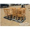 Image 1 : (10) WOODEN KITCHEN CHAIRS