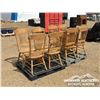 Image 2 : (10) WOODEN KITCHEN CHAIRS