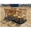 Image 3 : (10) WOODEN KITCHEN CHAIRS