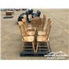 Image 6 : (10) WOODEN KITCHEN CHAIRS
