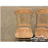 Image 7 : (10) WOODEN KITCHEN CHAIRS