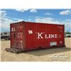 Image 1 : 20 FT. INSULATED SHIPPING CONTAINER