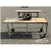 Image 9 : (3) STEEL FRAME ROLLING TABLES