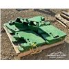 Image 3 : (12) JOHN DEERE TRACTOR WEIGHTS W/ BRACKET