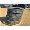Image 2 : (4) ROAD LUX 11R24.5 TRUCK TIRES