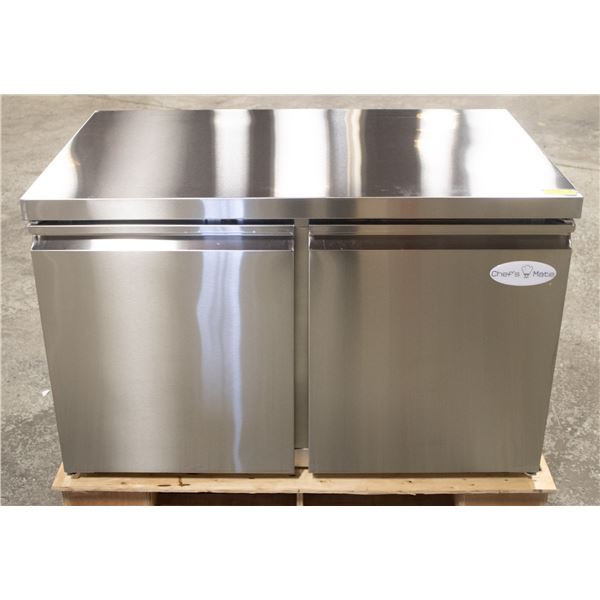 NEW CHEFS MATE 48" UNDER COUNTER COOLER W/