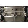 Image 1 : NEW CHEFS MATE DOUBLE 18" X 18" X 11" S/S SINK