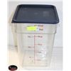 Image 1 : CAMBRO 22 QT DRY INGREDIENT STORAGE BIN W/ LID