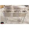 Image 1 : NEW S/S CHEFS MATE 3 WELL SINK 18"X18"X11"