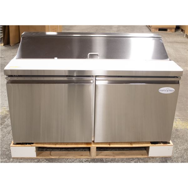 60" STAINLESS STEEL SALAD TABLE