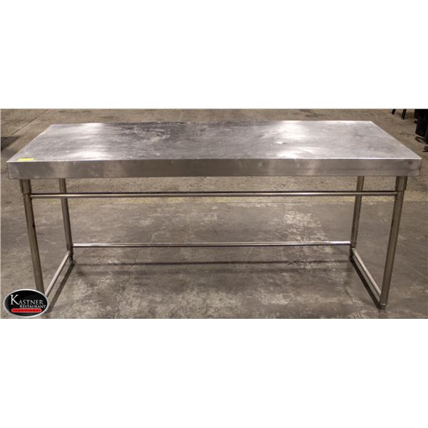 S/S WORK TABLE 71" X 30" X 32"