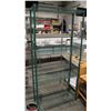 Image 1 : 14" X 36" X 75" EPOXY WIRE METRO RACK ON FEET