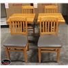 Image 1 : TWO TABLES W/ 4 CHAIRS WITH BACK RESTS