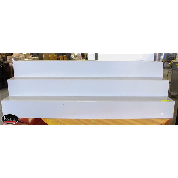 3-STEP WOOD LIQOUR DISPLAY SHELVING