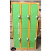 Image 1 : 6 LOCKER LOCKER BANK 36" X 18" X 71"