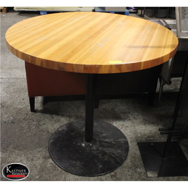 48" DIAMETER X 43" HIGH ROUND TABLE