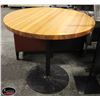 Image 1 : 48" DIAMETER X 43" HIGH ROUND TABLE