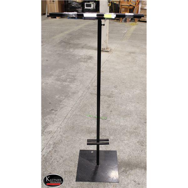 ADJUSTABLE HEIGHT SIGN STAND