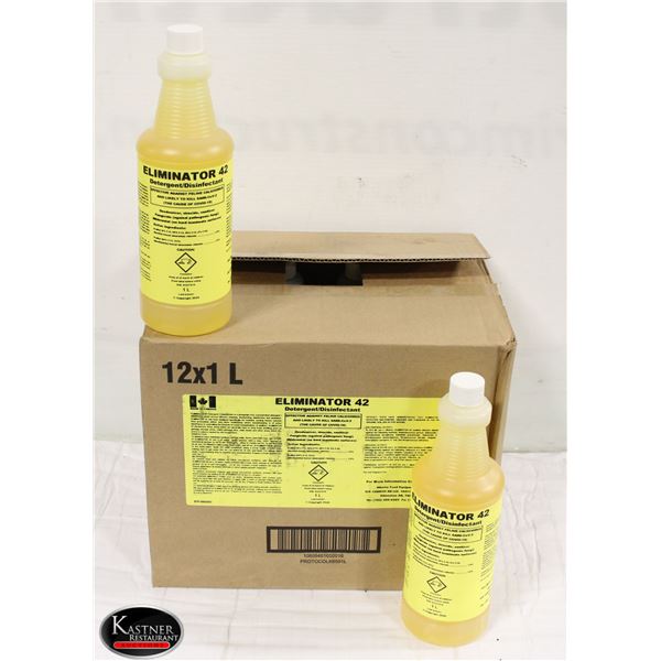 CASE OF 12 X 1L ELIMINATOR 42 DETERGENT /